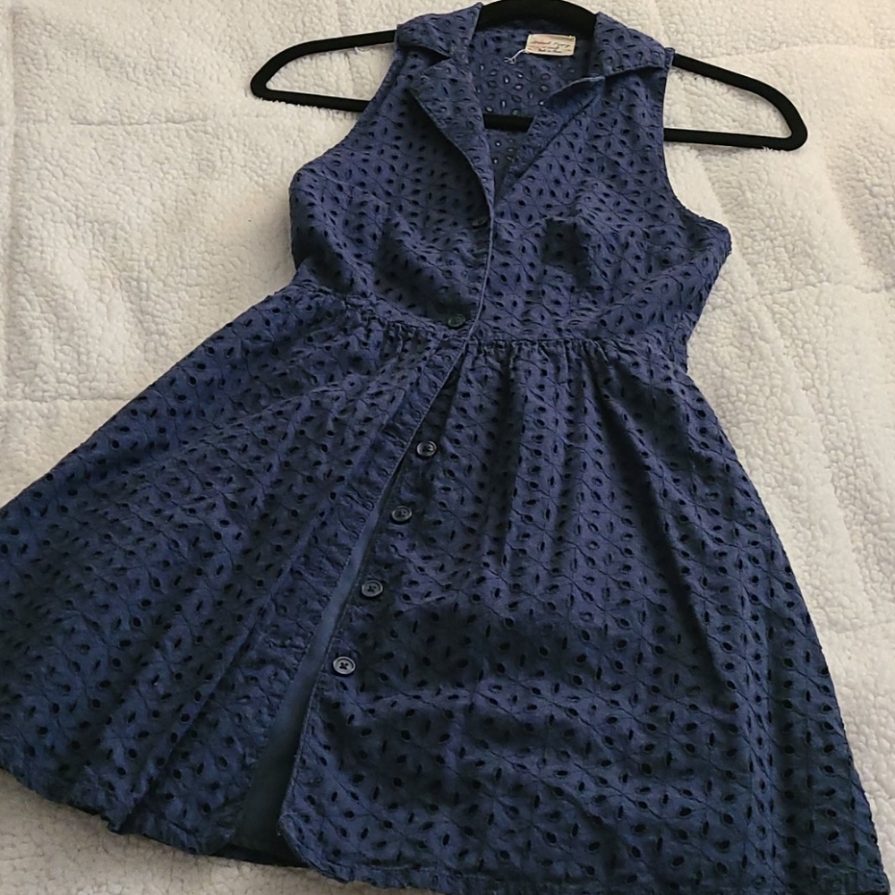Blue petal dress
